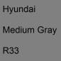 Preview: Hyundai, Medium Gray, R33.